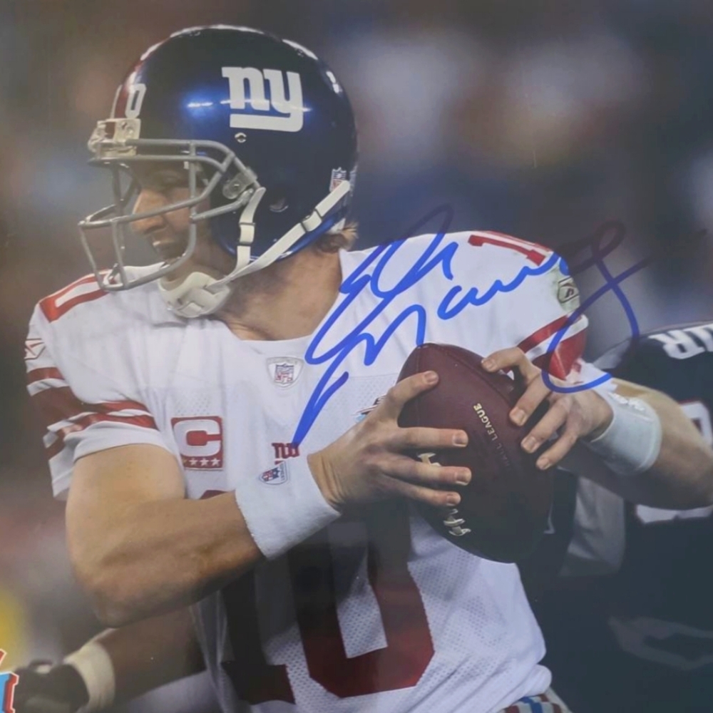 Autographed ELI MANNING #10 NY GIANTS - Picture 2 of 3